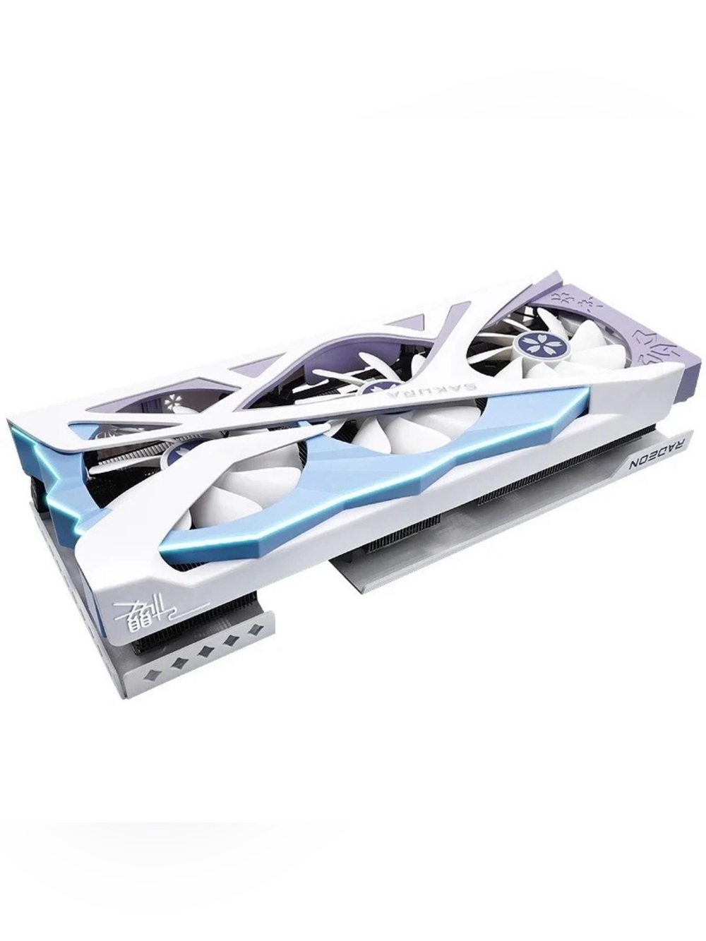 Yeston Sakura AMD Radeon RX 7800 XT 16GB Graphics Card Gaming GPU - Picture 3 of 7